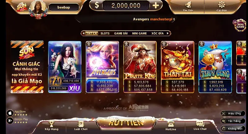 SunWin - Sân chơi kiếm tiền số 1 Việt Nam - Tải SunWin nhận code 50K - Update 2/2023 2 game bài đổi thưởng SunWin