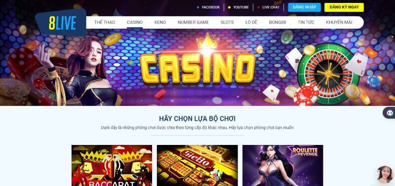 8LIVE - Cá cược an toàn, rút tiền cực nhanh - Update 2026 3 Những sản phẩm cá cược siêu đỉnh tại 8Live
