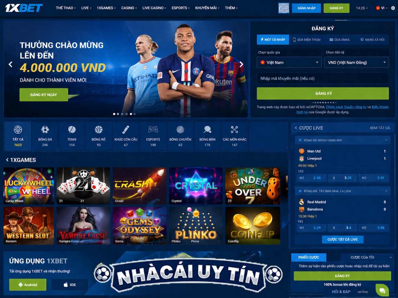 1xBet - Đánh giá chi tiết và thật nhất về nhà cái 2026 1 1xBet - Đánh giá chi tiết và thật nhất về nhà cái 2026