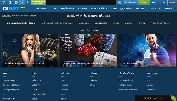 1xBet - Đánh giá chi tiết và thật nhất về nhà cái 2026 4 Đánh giá chi tiết nhà cái 1Xbet