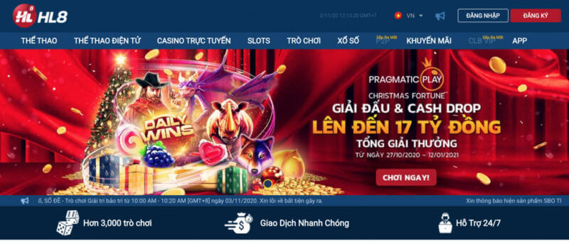 Hl8 - Nhà cái cá cược trực tuyến hàng đầu thị trường Châu Á Update 3/2023 3 Hl8 - Nhà cái cá cược trực tuyến hàng đầu