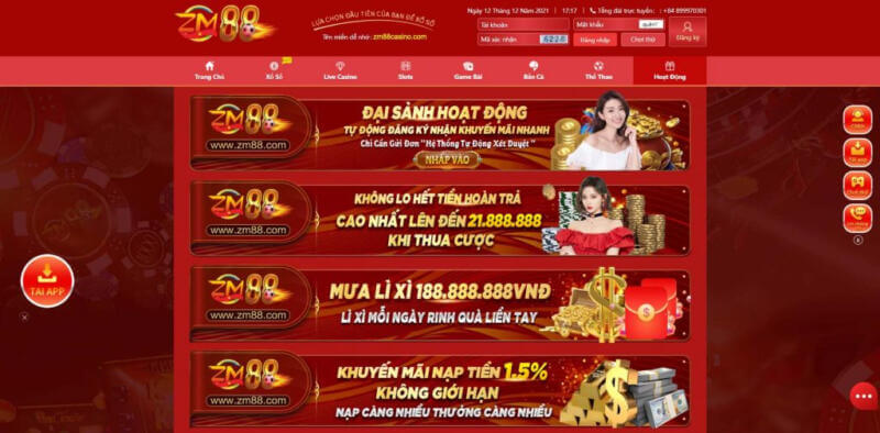 ZM88- Đánh giá thương hiệu nổi tiếng trong giới cờ bạc - Update 3/2023 4 ZM88- thương hiệu nổi tiếng trong giới cờ bạc