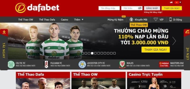 Dafabet - Nhà cái cá cược thể thao hàng đầu châu Á Update 3/2023 2 Dafabet - Nhà cái cá cược thể thao hàng đầu châu Á