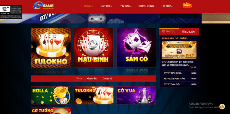 Nhà cái Ongame - Sân chơi cá cược an toàn và đẳng cấp Châu Á - Update 3/2023 4 Nhà cái Ongame - Sân chơi cá cược an toàn và đẳng cấp hàng đầu tại Châu Á