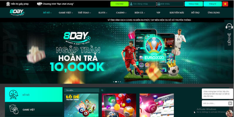 8day - Nhà cái sở hữu nhiều tính năng, ưu điểm nổi bật - Update 3/2023 1 8day - Nhà cái mới nổi nhưng sở hữu nhiều tính năng, ưu điểm nổi bật
