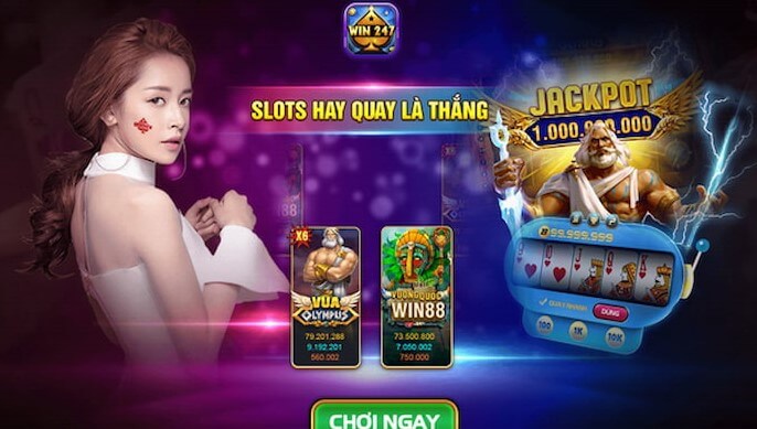 WIN247 Game bài đổi thưởng chơi là trúng 1 Giao diện của cổng game Win247
