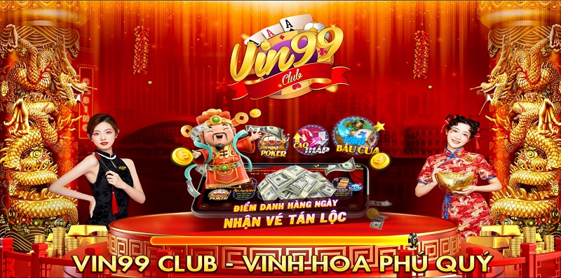 VIN99 CLUB - Sòng bài sang trọng đẳng cấp Las Vegas 3 Giao diện đồ họa bắt mắt của cổng game VIN99 CLUB.