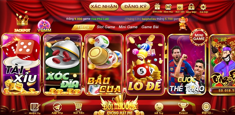 VIN99 CLUB - Sòng bài sang trọng đẳng cấp Las Vegas 4 Kho game siêu khủng hội tụ những trò chơi siêu hot hit.