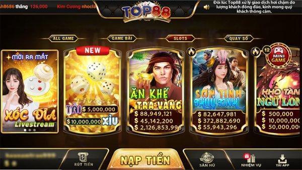 Đâu là những sản phẩm cá cược chính và ăn khách nhất Top88?
