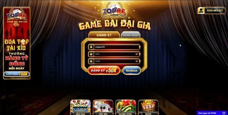 Hướng dẫn đăng kí tài khoản Top88 nhanh chóng
