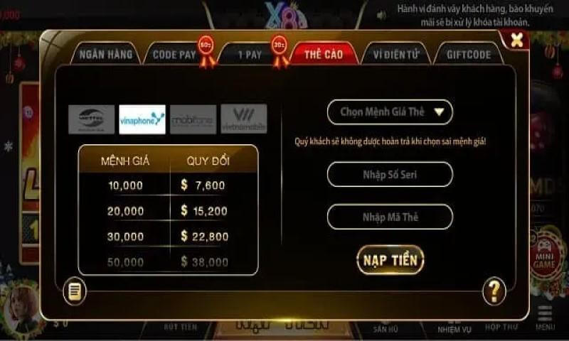 X8 Club – Đánh giá cao về cổng game ăn tiền thật uy tín bậc nhất năm Update 07/2023 4 X8 Club 3 - X8 Club