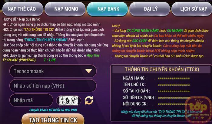 Làm thế nào để nạp tiền, rút tiền Xeng88 một cách an toàn, chính xác?