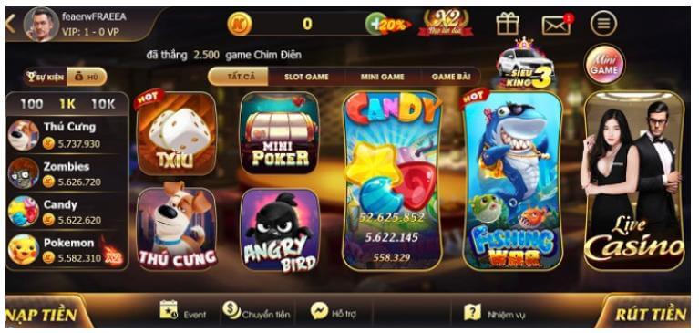 King 86 Fun - nhà cái của dân sành game 2 Điểm danh những sản phẩm game nổi bật chỉ có tại King86 Fun