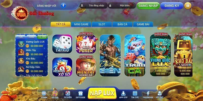 Lux666 Club - Game bài đổi thưởng thế hệ mới đẳng cấp 3 Trò chơi hấp dẫn Lux666 Club