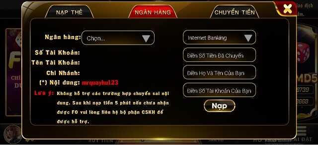 Fo88 Club - Cổng game Fo88 với giá trị phần thưởng siêu hot 3 Giao dịch nạp rút thực hiện an toàn, không giới hạn thanh toán