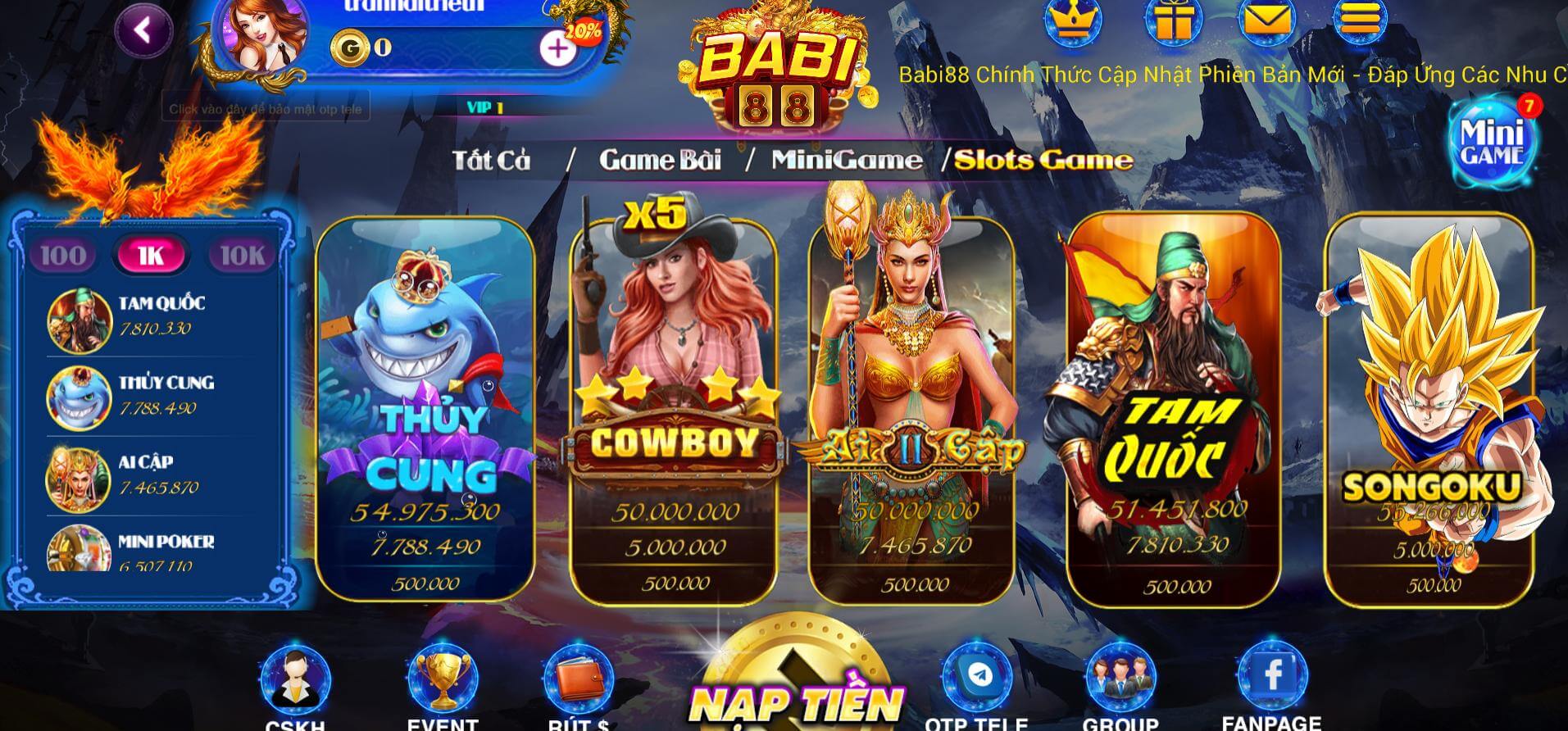 Babi88 - Game bài đổi thưởng bom tấn uy tín chất lượng 4 no hu chat luong babi88 - Babi88