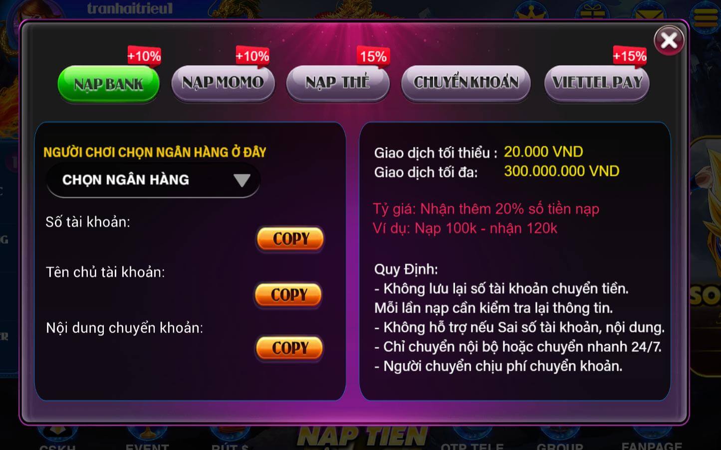 Babi88 - Game bài đổi thưởng bom tấn uy tín chất lượng 5 Quá trình thanh toán nhanh gọn