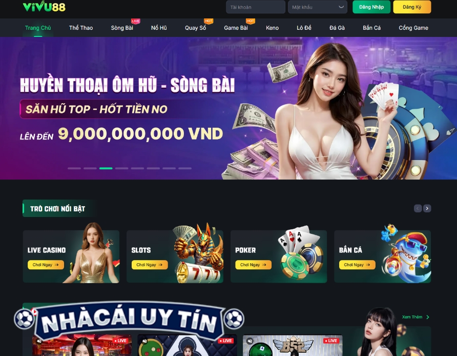 Chào Mừng Bạn Đến Với ViVu88 – Nhà Cái Uy Tín, Chất Lượng và Khuyến Mãi Hấp Dẫn 2 Nhà Cái Uy Tín Vivu88