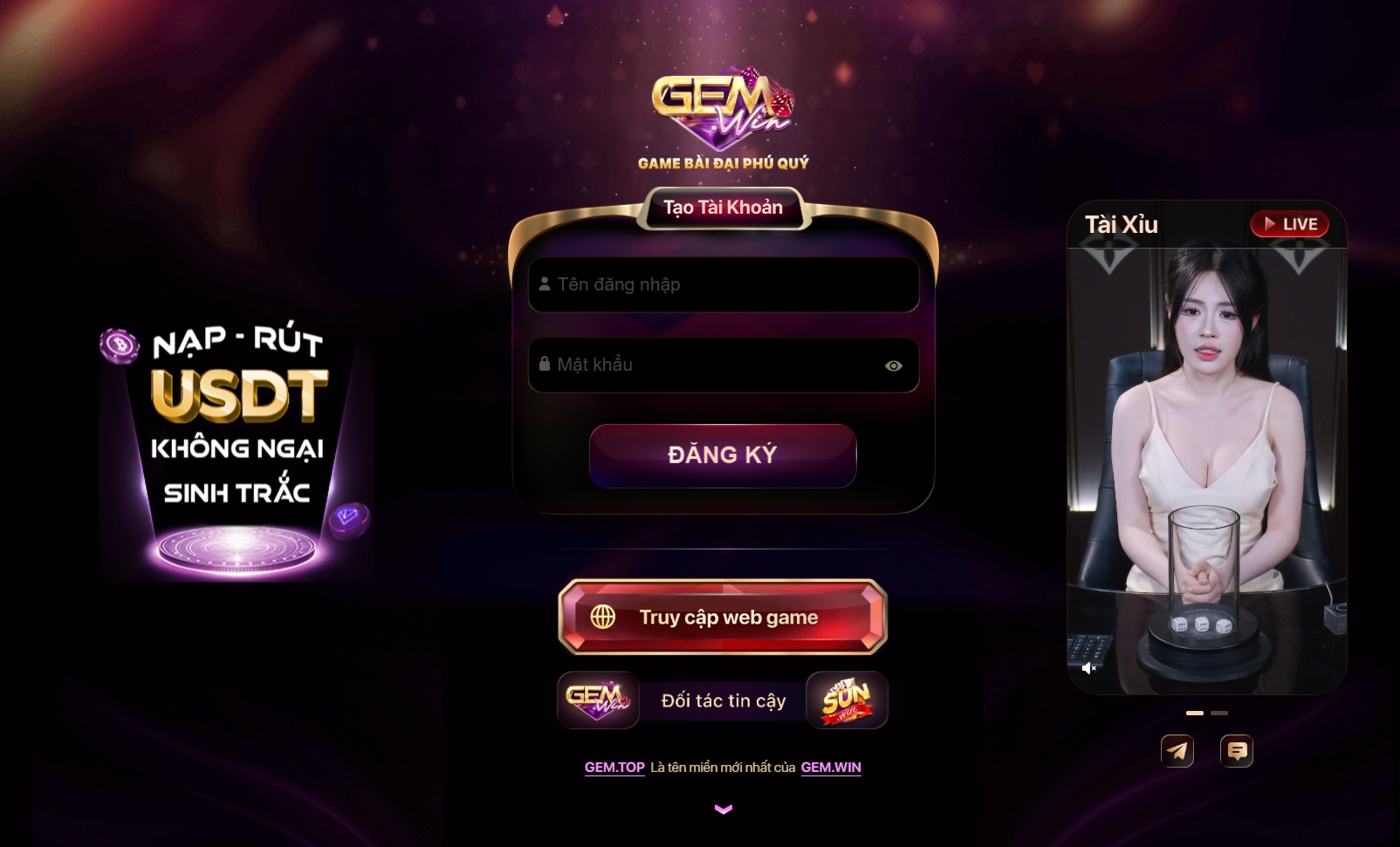 GemWin - Game bài đổi thưởng hấp dẫn năm 2025 1 GemWin game bài đỉnh cao nhất hiện nay